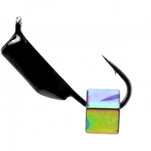Мормышка вольфрамовая Столбик с кубиком Хамелеон 0,3гр,  d-1,5мм арт.348