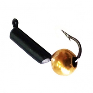 Мормышка вольфрамовая Столбик с латунным шариком d-1,5мм 0,4гр арт.351