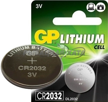 Элемент питания GP Lithium CR2032 5ВР фото 1