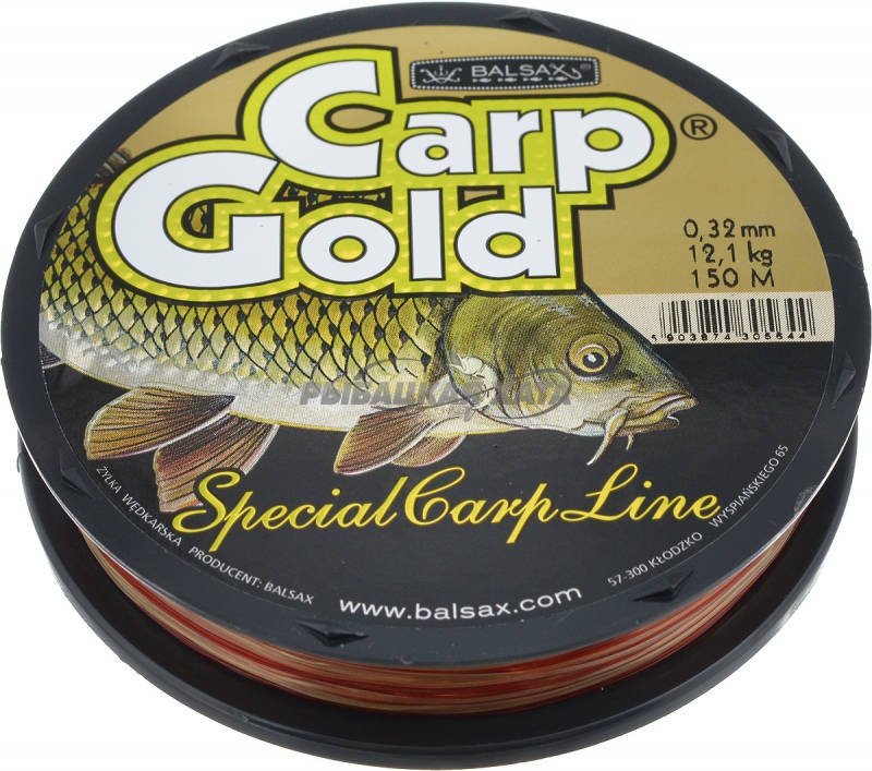 Леска рыбыболовная BALSAX GOLD CARP 150M 0.30мм фото 1