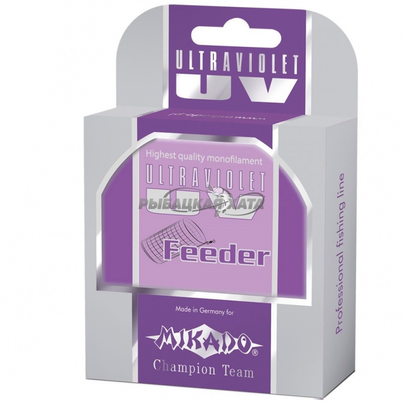 Леска рыболовная ULTRAVIOLET FEEDER 0,26мм 150M фото 1