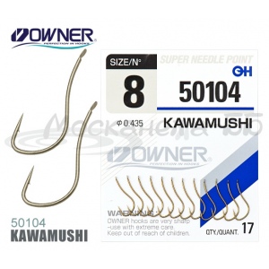 Одинарный крючок OWNER Kawamushi  №9 50104-09