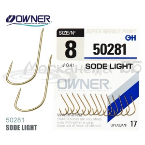 Одинарный крючок OWNER  Sode Light №16 50281-16