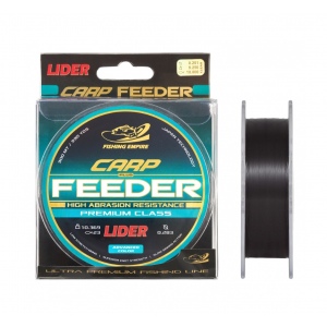 Леска монофильная LIDER CARP plus FEEDER BLACK 300 м 0,20 мм