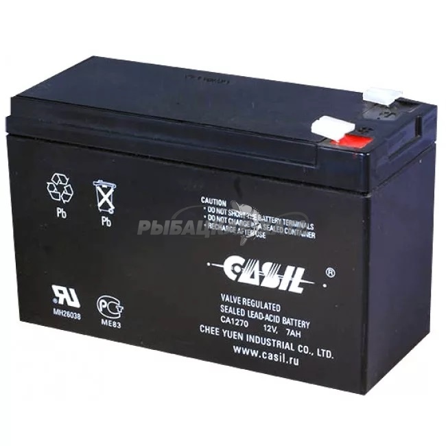 Аккумулятор для эхолотов Casil CA1270, 12V, 7ah фото 1