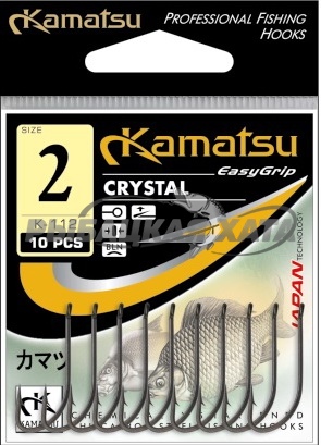 Крючки рыболовные Kamatsu CRYSTAL BLN №12 фото 1