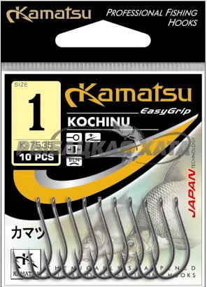 Крючки рыболовные Kamatsu  KOCHINU GOLD №10 фото 1